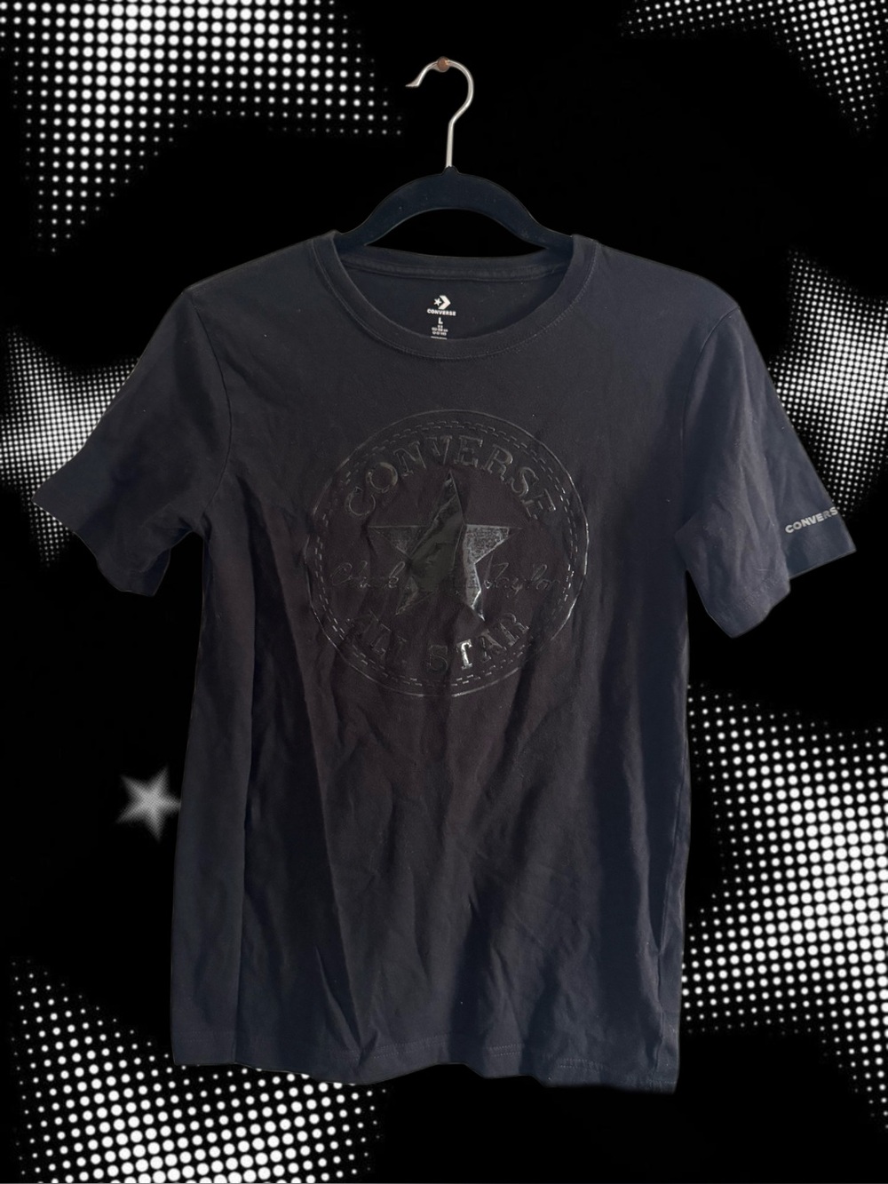 Converse Women’s Black All Star Logo Tee